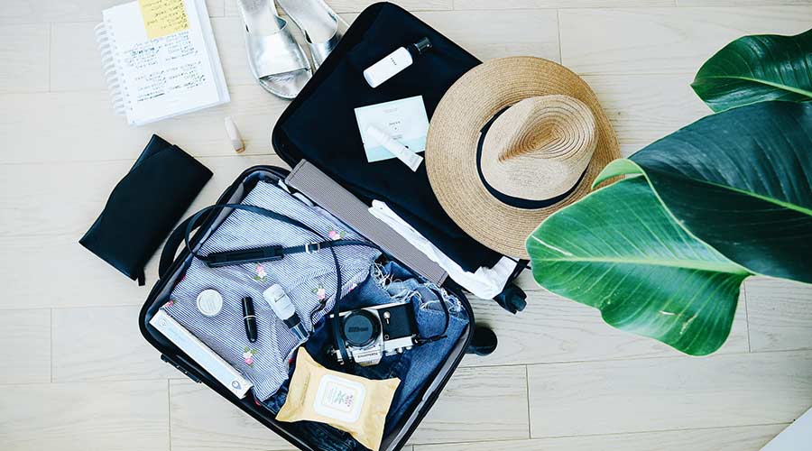 Packing list for summer vacation